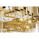 Canada 60 Light 43.4 inch Shiny Gold Chandelier Ceiling Light
